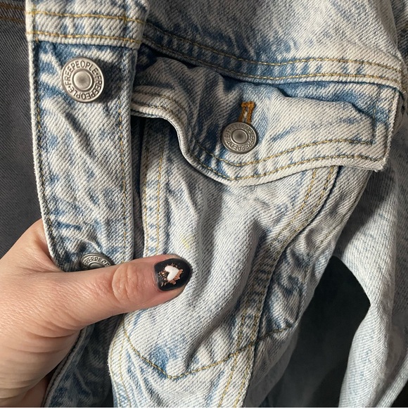 Free People Brando Denim Jacket in Malta Wash - Picture 5 of 8